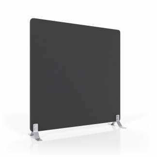 G&ouml;tessons ScreenIt A30 gulvsk&aelig;rm 120x120cm sort 