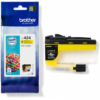 Brother LC424Y bl&aelig;kpatron 750 ark gul