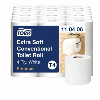 Tork 110406 Premium toiletpapir 18,8mx12,5cm 4-lags hvid 42rl 