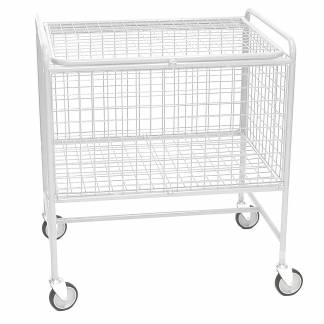 Kongamek tr&aring;dnetsvogn 800x600x915mm hvid 100kg