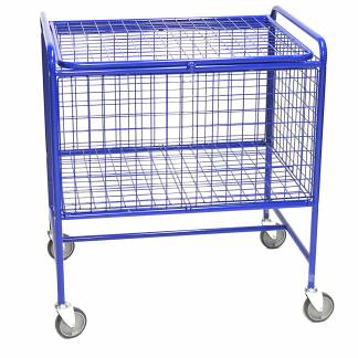 Kongamek tr&aring;dnetsvogn 800x600x915mm bl&aring; 100kg