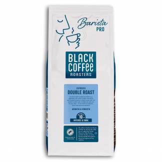 Black Coffee Double Roast kaffe hele b&oslash;nner 1000g