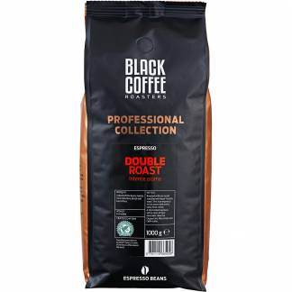 Black Coffee Double Roast kaffe hele b&oslash;nner 1000g 
