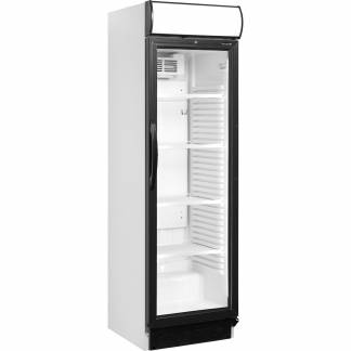 Tefcold CEV425CP flaskek&oslash;leskab m/lystop 372L hvid 