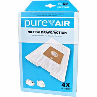 PureAir st&oslash;vsugerposer t/Nilfisk Bravo/Action+/Sprint 
