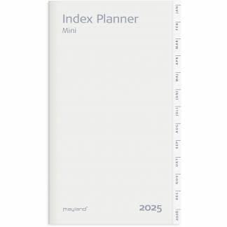 Mayland 2025 25071500 mini indexkalender refill 13,7x7,5cm hvid 