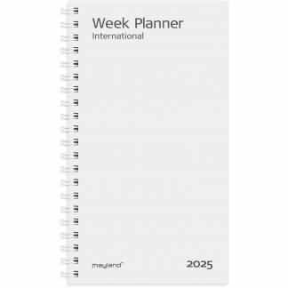 Mayland 2025 25085500 week planner refill 17x9,5cm hvid 