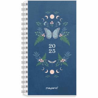 Mayland 2025 25088100 week planner 8x10,5cm m/4 illu 