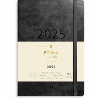 Burde 2025 25201400 Forma Deluxe ugekalender A6 sort 