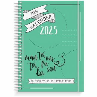 Burde 2025 25227100 Doodle II ugekalender A5 21,5x16cm 