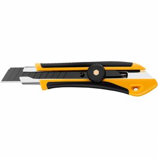 Bato hobbykniv m/skruel&aring;s 18mm sort/gul 