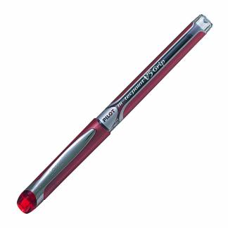 Pilot Hi-Techpoint V5 GRIP pen med 0,5 mm spids i farven rød 