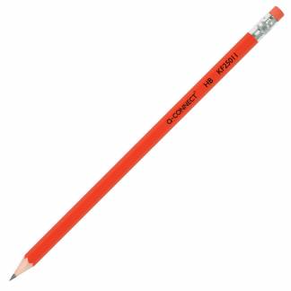 Q-connect HB blyant m/viskelæder 12stk 