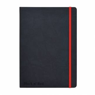Oxford Black n'Red A5 notesbog 72ark linjer sort 