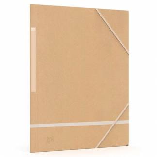 Elba Touareg elastikmappe i karton i A4 i farven brun 