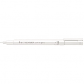 Staedtler 8323 marker 1-2mm metallic hvid 