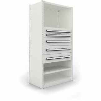 META Quick reol 5 skuffer 50x100x200cm 100kg