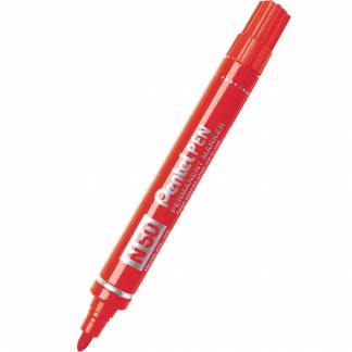 Pentel N50 permanent marker 2mm r&oslash;d