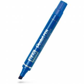Pentel N60 permanent marker 2-3mm blå 
