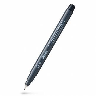 Pentel Pointliner S20P fineliner 0,4mm sort