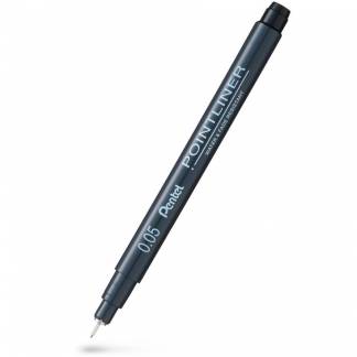 Pentel S20P fineliner 0,05mm sort 