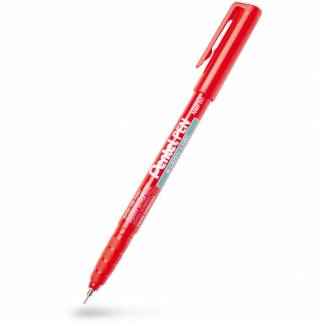 Pentel NMF50 permanent marker 0,6mm rød 