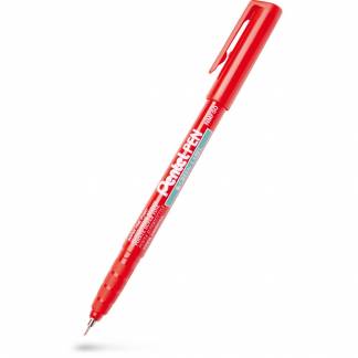 Pentel NMF50 permanent marker 0,5mm r&oslash;d