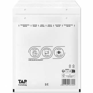 Boblekuvert TAP 5 240x275mm hvid 