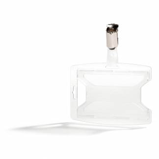 Durable reXycle ID-kortholder m/stropklemme 54x87mm 