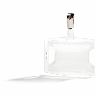 Durable reXycle ID-kortholder m/stropklemme 54x87mm t/2 kort 