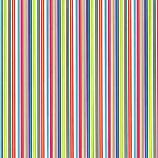 Gavepapir stribet 57cmx154m multi