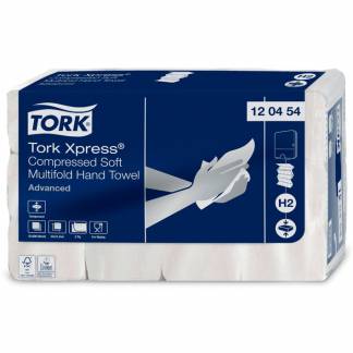 Tork 120454 Xpress Advanced h&aring;ndkl&aelig;deark 2-lags W-fold H2 