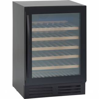 Scandomestic vink&oslash;leskab 1 zone 164L sort 