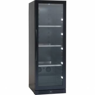 Scandomestic vink&oslash;leskab 1 zone 461L metal/sort 