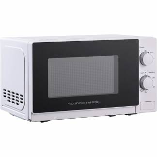 Scandomestic mikroovn 20L hvid 700W 