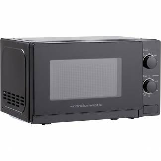 Scandomestic mikroovn 20L sort 700W 