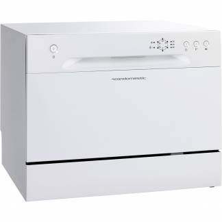 Scandomestic fritst&aring;ende bordopvaskemaskine hvid 