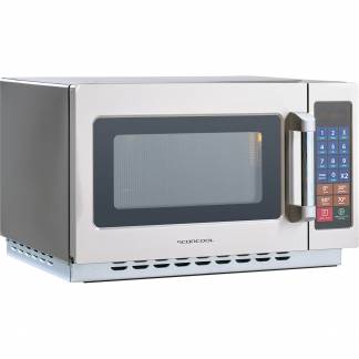 Scancool mikroovn 34L rustfri st&aring;l 1000W 