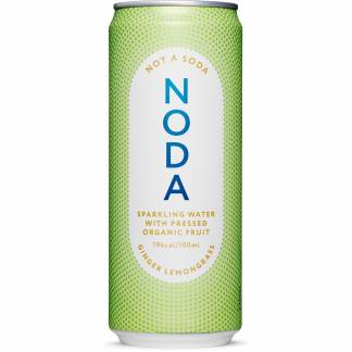 NODA danskvand med ingef&aelig;r og citrongr&aelig;s 33cl 