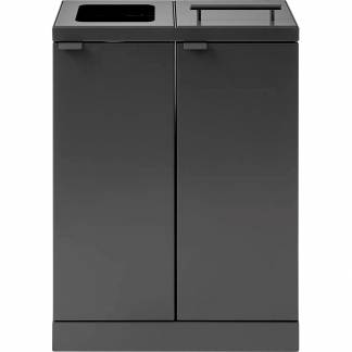 Bica Basic 886 affaldsstation 2x45L antracit