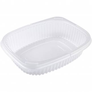 Hot meal plastbakke 1000ml klar 40stk