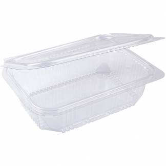 Plastboks med l&aring;g 750ml klar 400stk