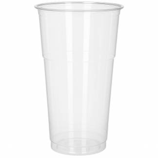 Plastglas &Oslash;95mm 50cl klar 50stk 