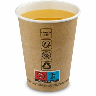 Kaffeb&aelig;ger &Oslash;89x101mm 30cl brun 50stk