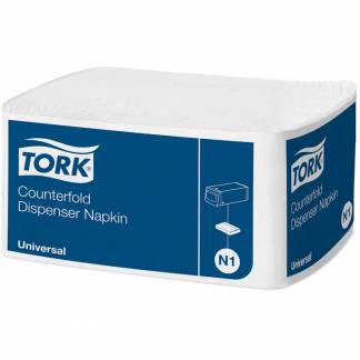 Tork 10935 Universal servietter 1-lags N1 hvid 300stk 