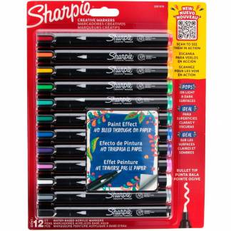 Sharpie&nbsp;akrylmarker 2-5mm 12stk 