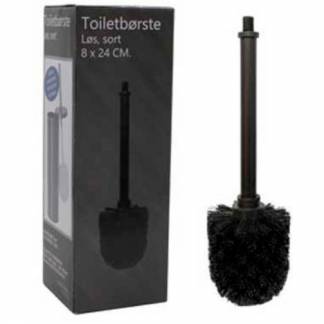 L&oslash;s toiletb&oslash;rste sort 