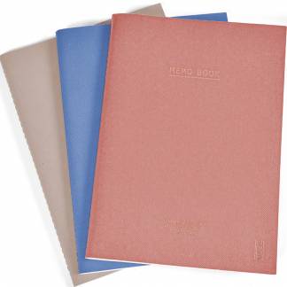 KOZO notesbog A5 60ark 3 farver 