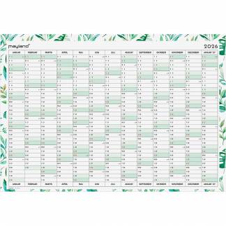 Mayland 2026 26065600 1x13 mdr. vægkalender 69,5x99,5cm 