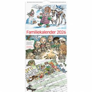 Mayland 2026 26066100 Otto & Lilja vægkalender 23x50cm 